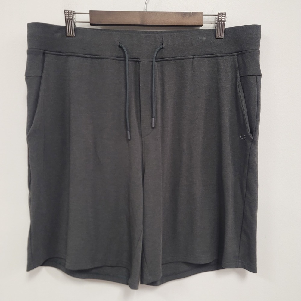 Cozy Earth Mens Bamboo Athletic Shorts Size XL Gray Sustainable Running Training